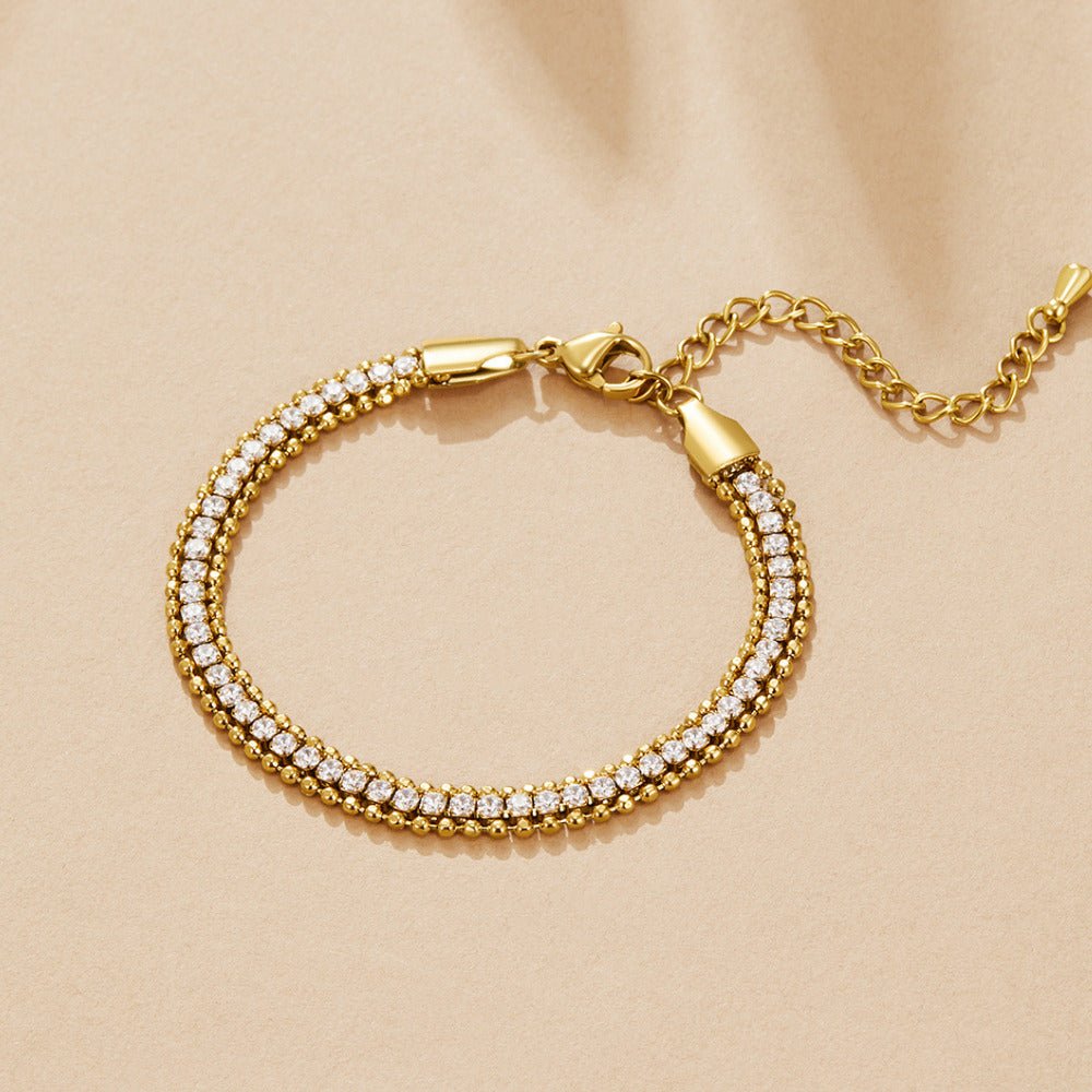 Bracciale a Strati Adison Cristallo