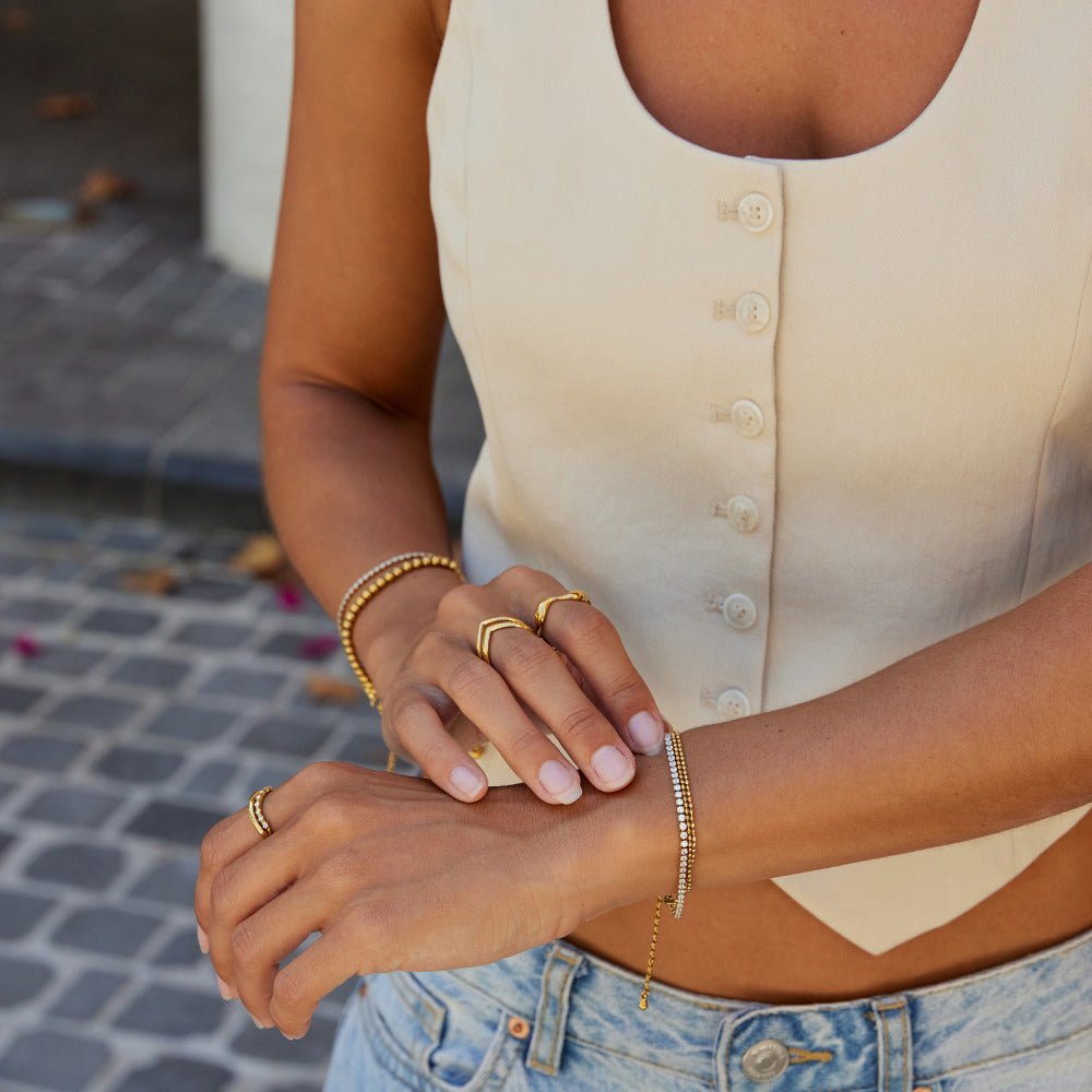 Bracciale a Strati Adison Cristallo
