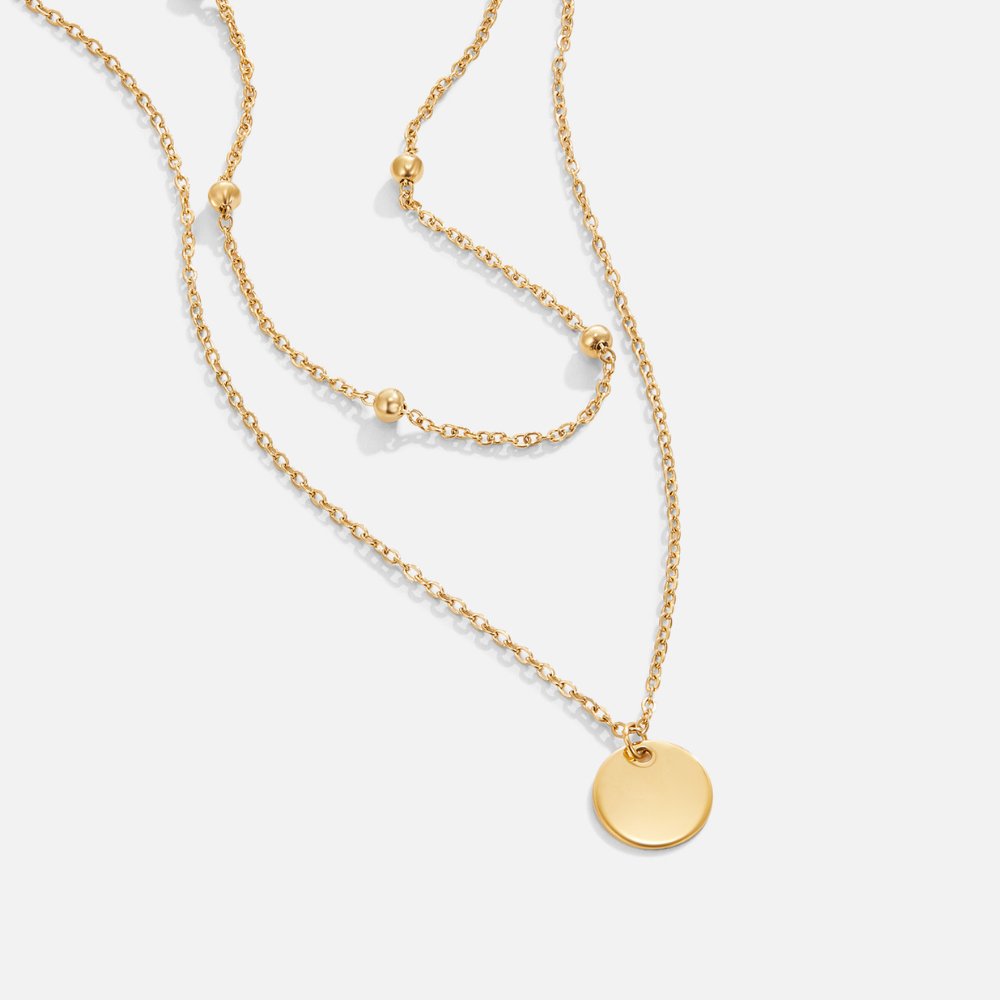 Collana a Strati con Disco