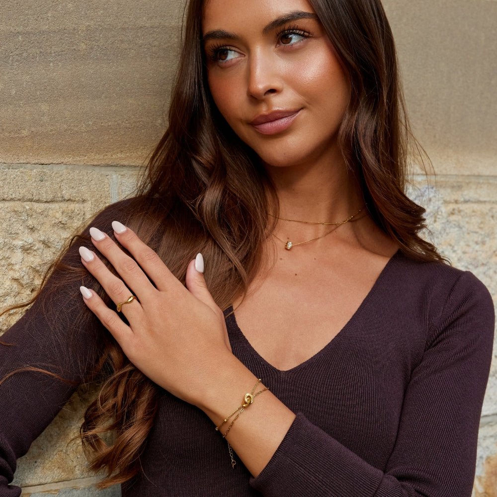 Bracciale Anello Eternity a Strati