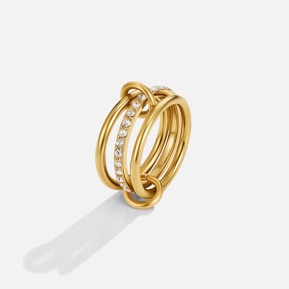 Anello a Strati Kaili Oro