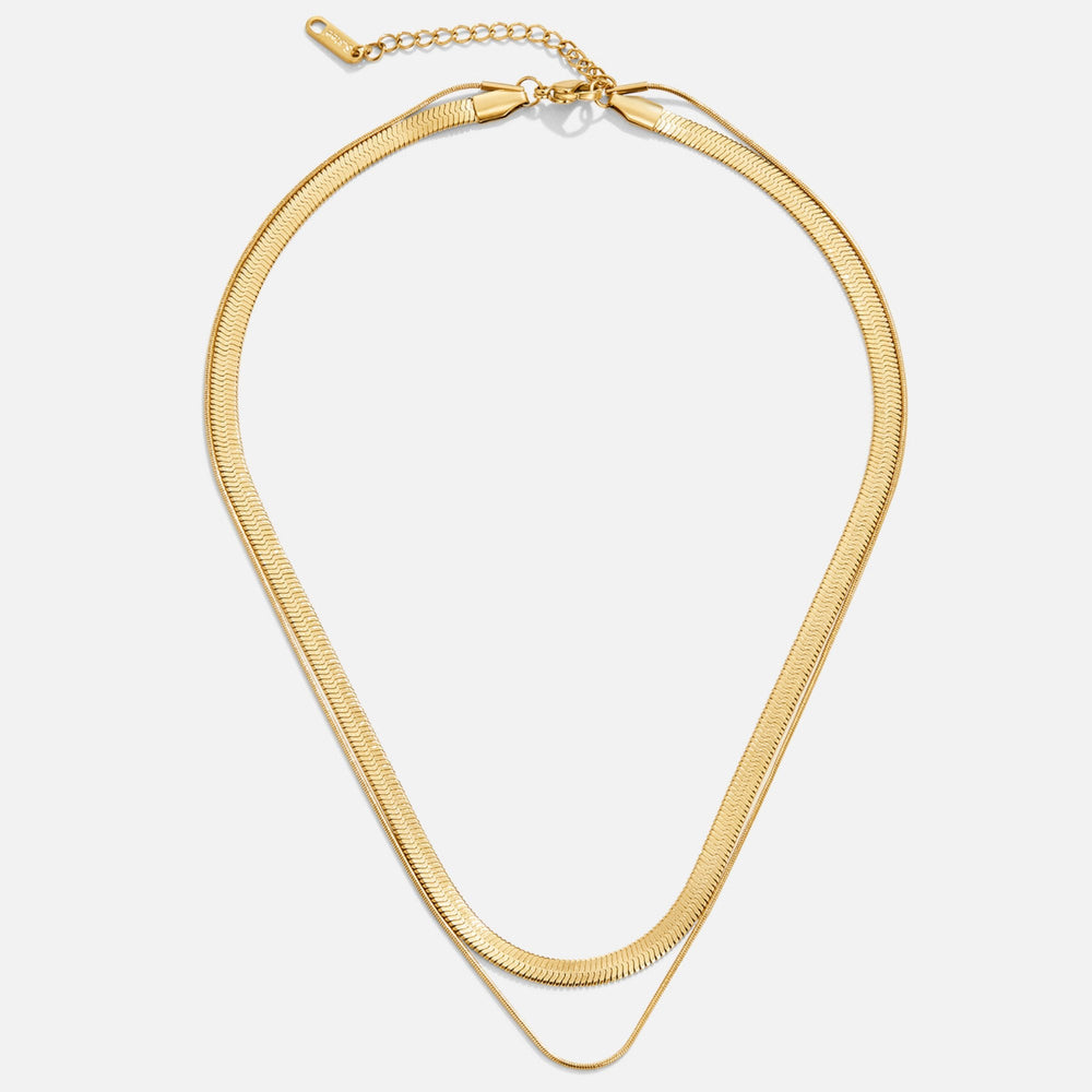 Collana a Strati Layla Oro 18K