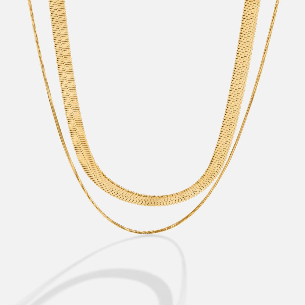 Collana a Strati Layla Oro 18K