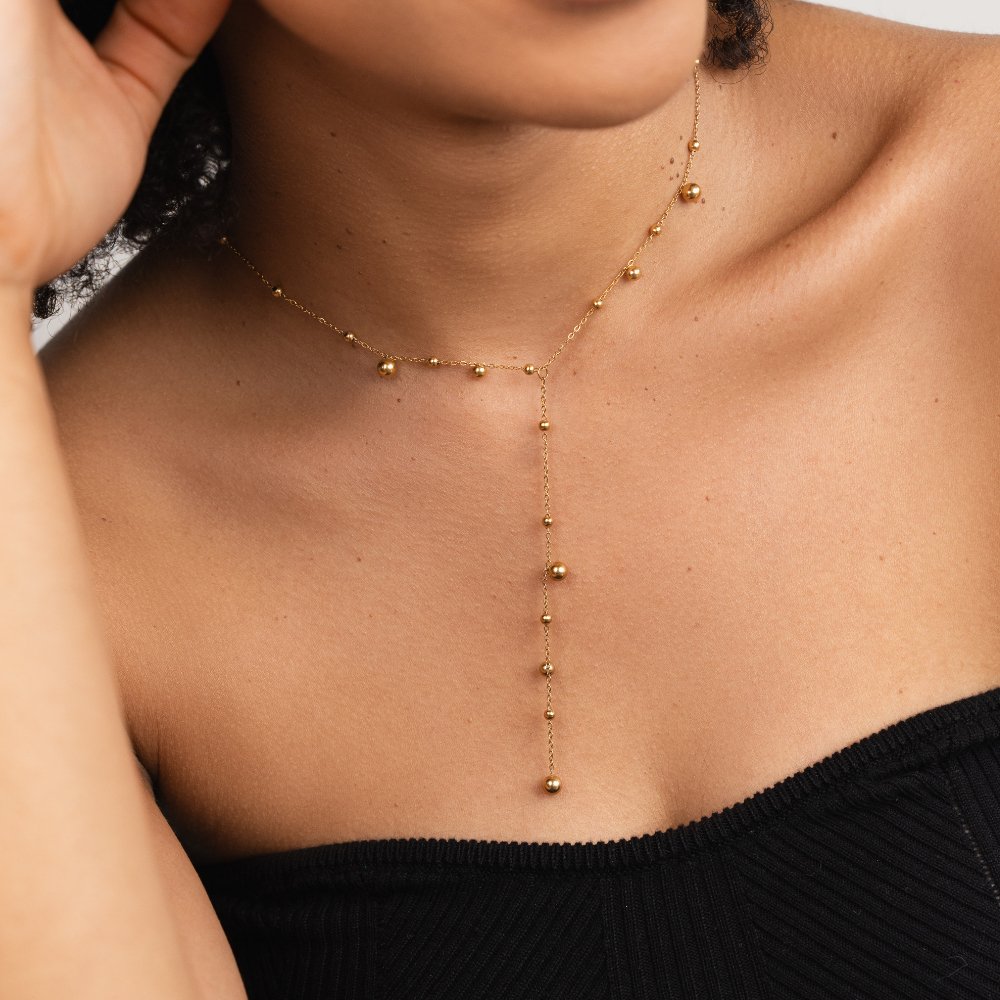 Collana Nappina Perline Lovi Oro