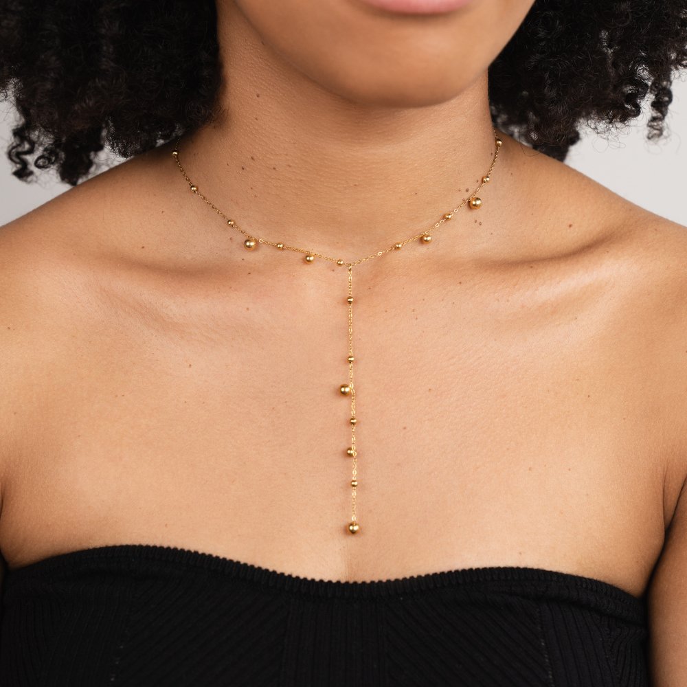 Collana Nappina Perline Lovi Oro