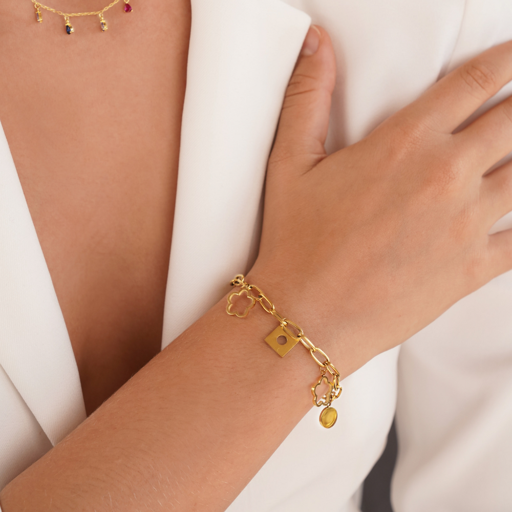 Bracciale con Charm Margherita Fortunata
