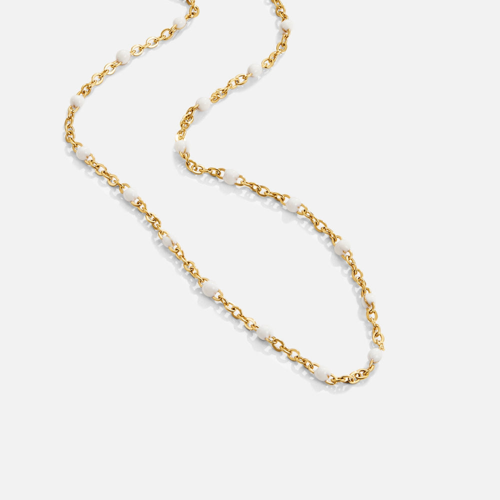 Collana Perline Bianche Mila