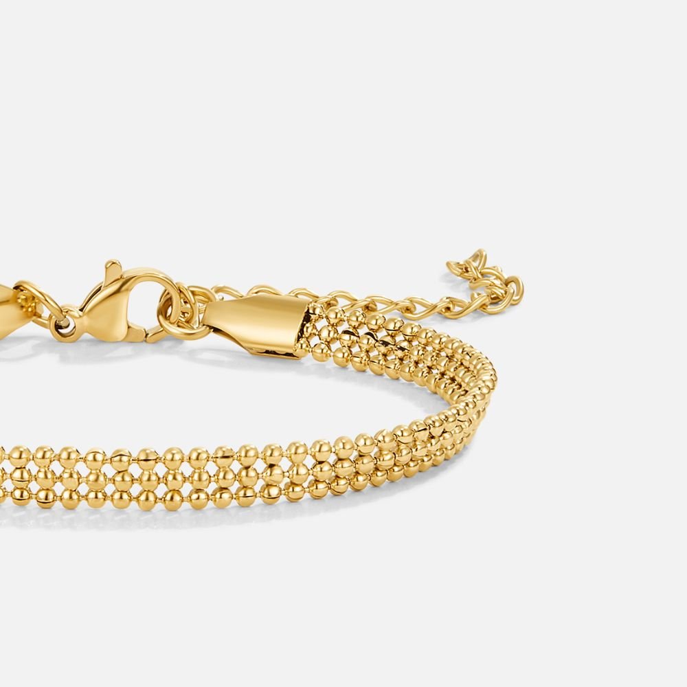 Bracciale a Catena con Perline Milan Oro