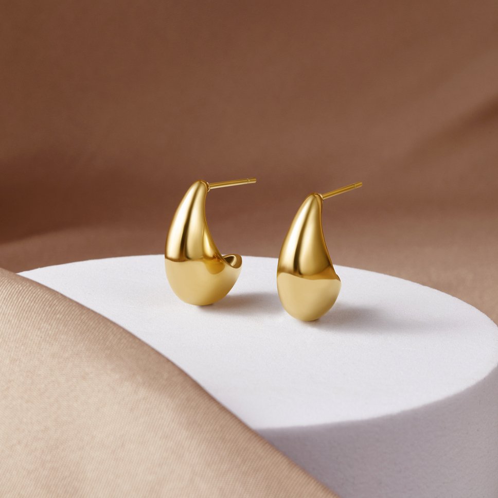 Mini Cerchi Curvi Oro