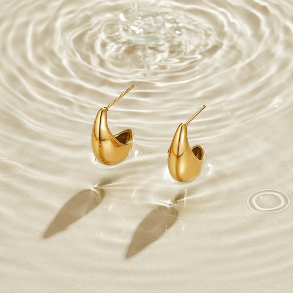 Mini Cerchi Curvi Oro