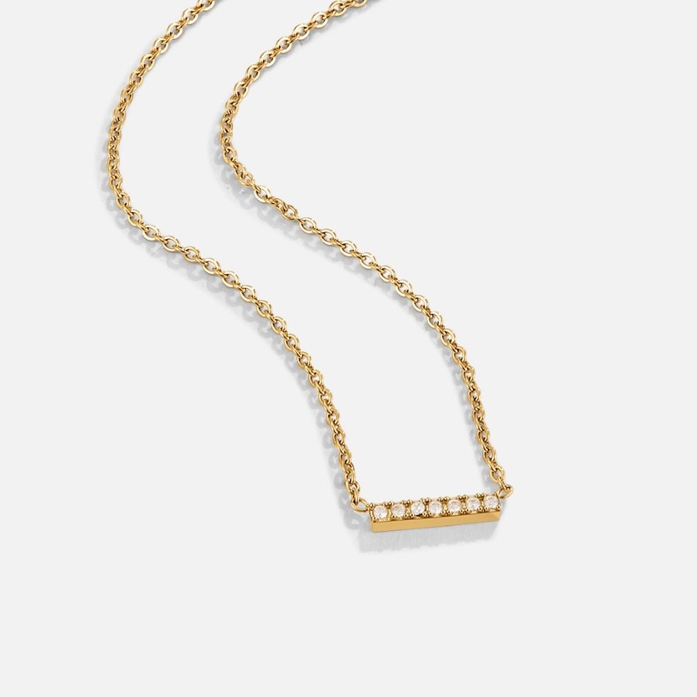 Collana con Ciondolo Barretta Cristallo Missy
