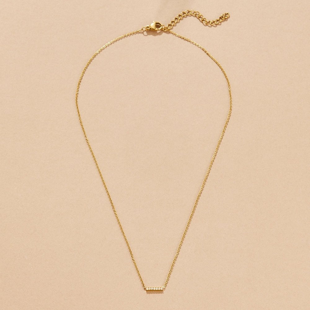 Collana con Ciondolo Barretta Cristallo Missy