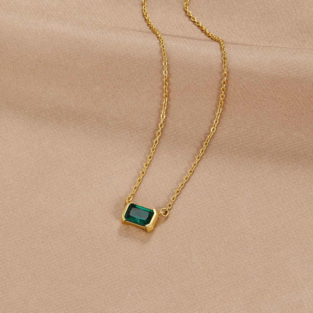 Collana Smeraldo Verde Monica