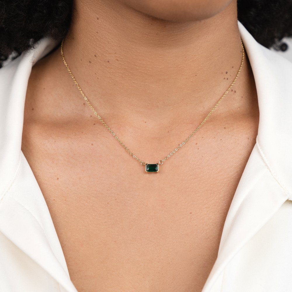 Collana Smeraldo Verde Monica