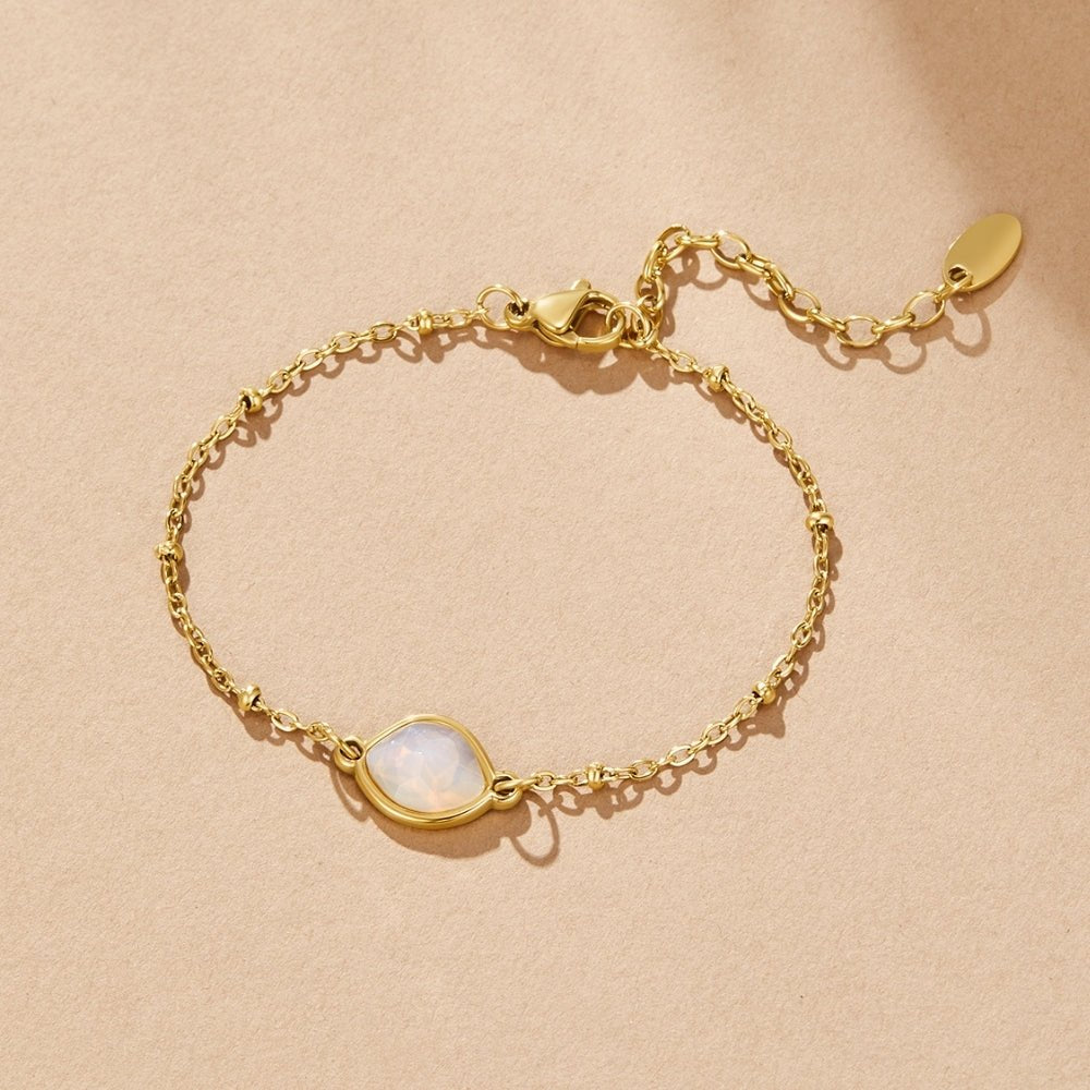 Bracciale con Charm Pietra di Luna