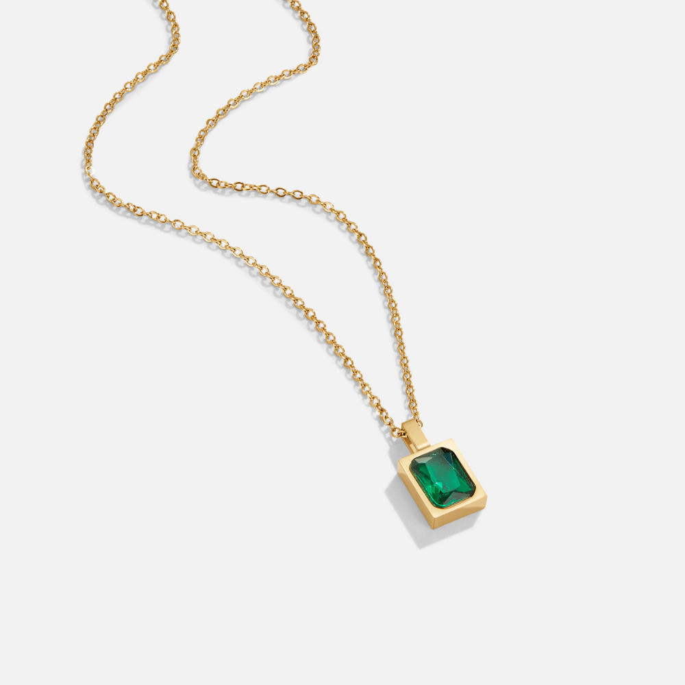 Collana Cristallo Verde Mystic