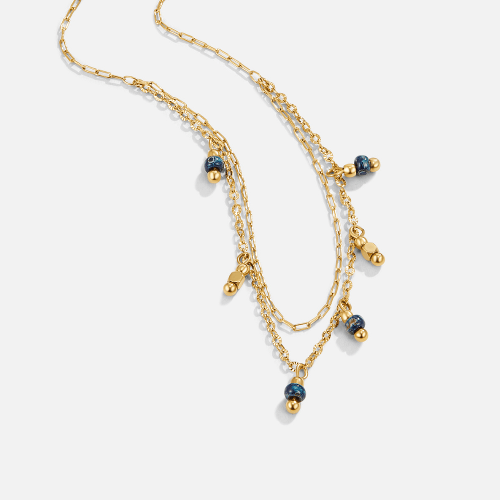 Collana Goccia Blu Olivia