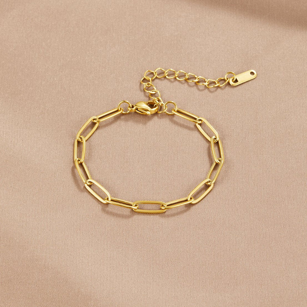Bracciale Paperclip Oro