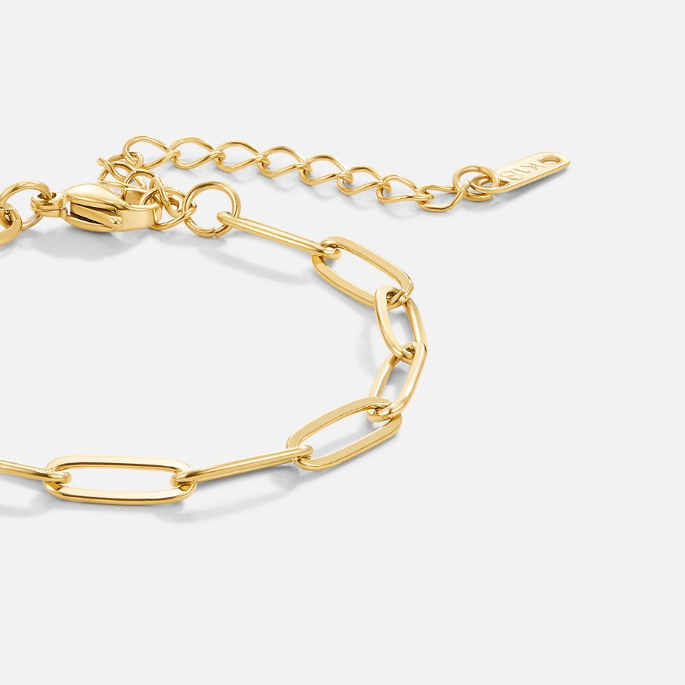Bracciale Paperclip Oro