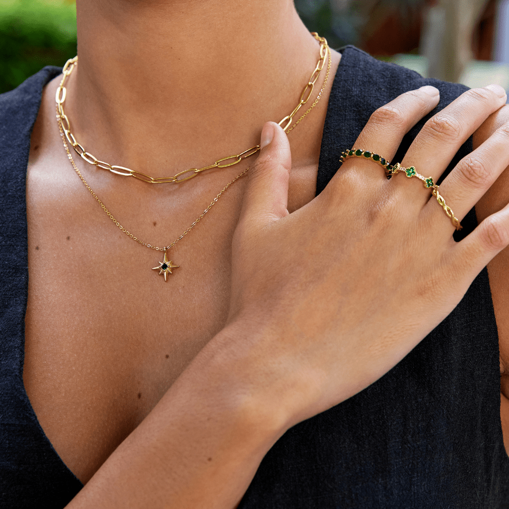 Collana Paperclip Oro