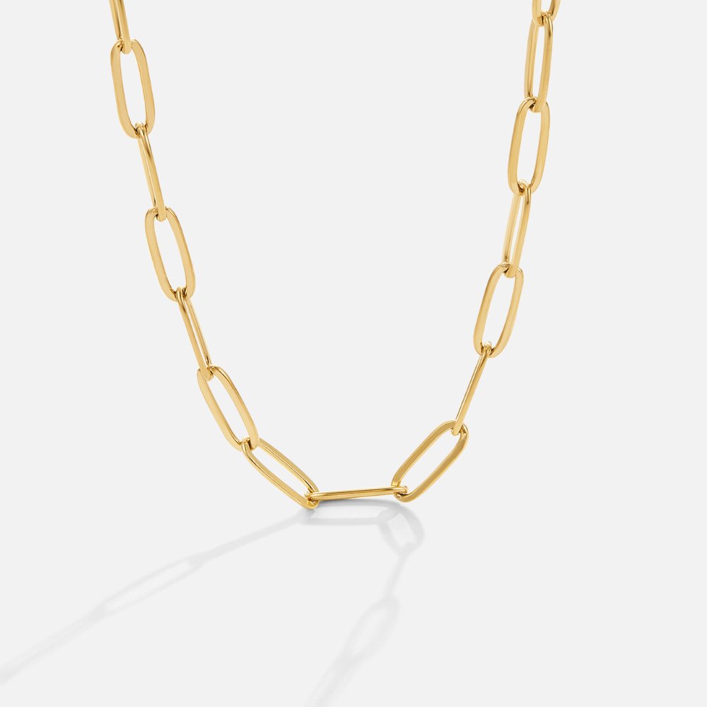 Collana Paperclip Oro
