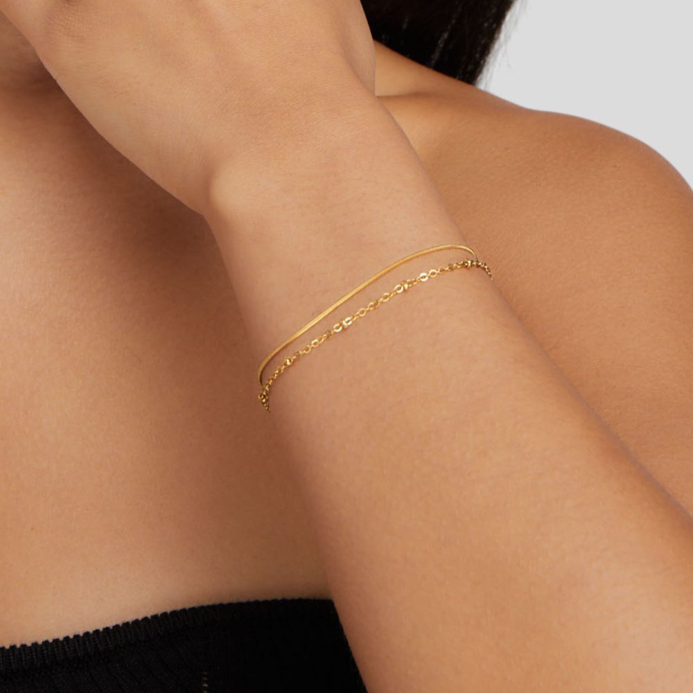 Bracciale a Strati Pia Oro