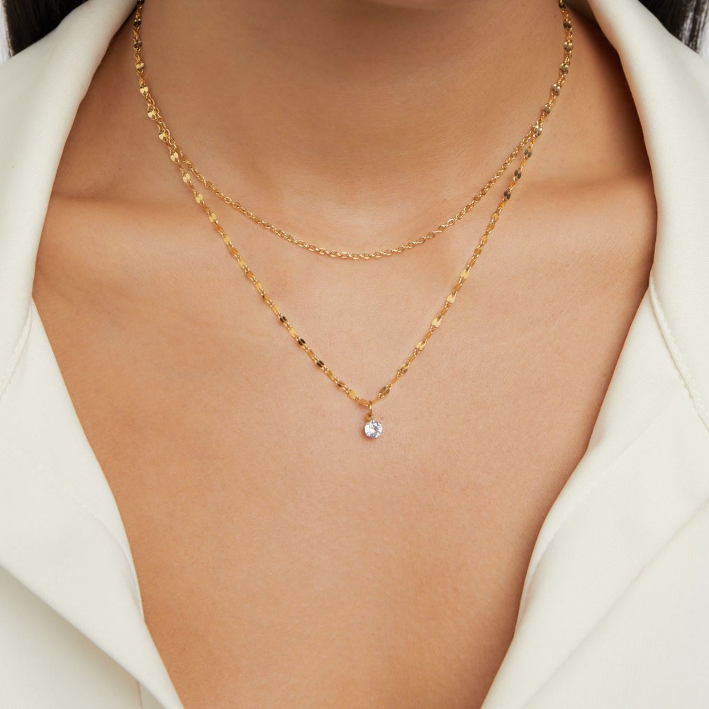 Collana a Strati Cristallo Piya