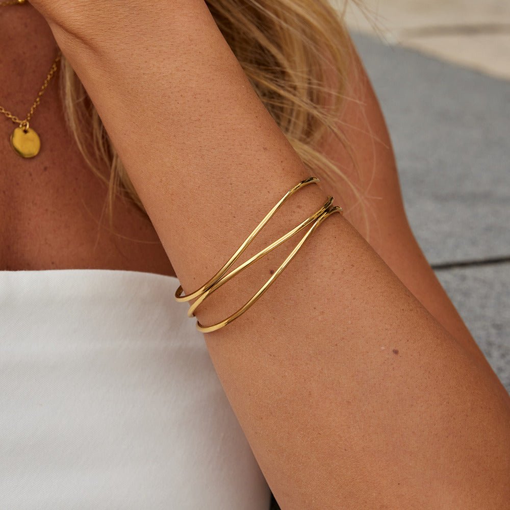 Bangle a Strati Sabrina Oro