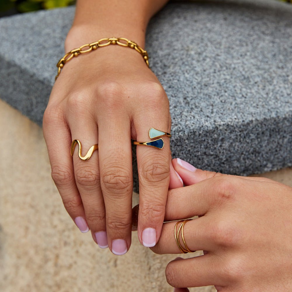 Anello Safira Blu