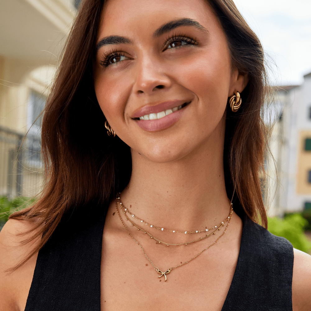 Collana con Ciondolo Fiocco Serenity