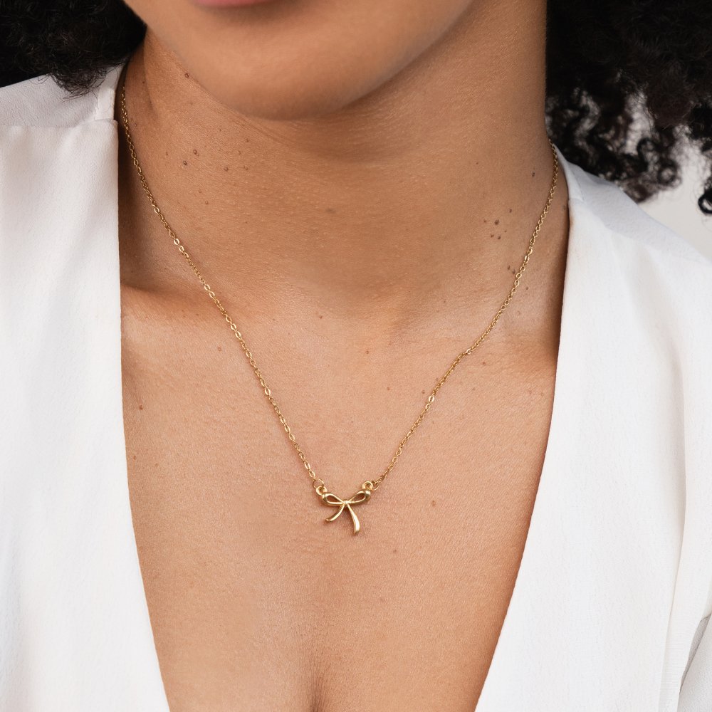 Collana con Ciondolo Fiocco Serenity