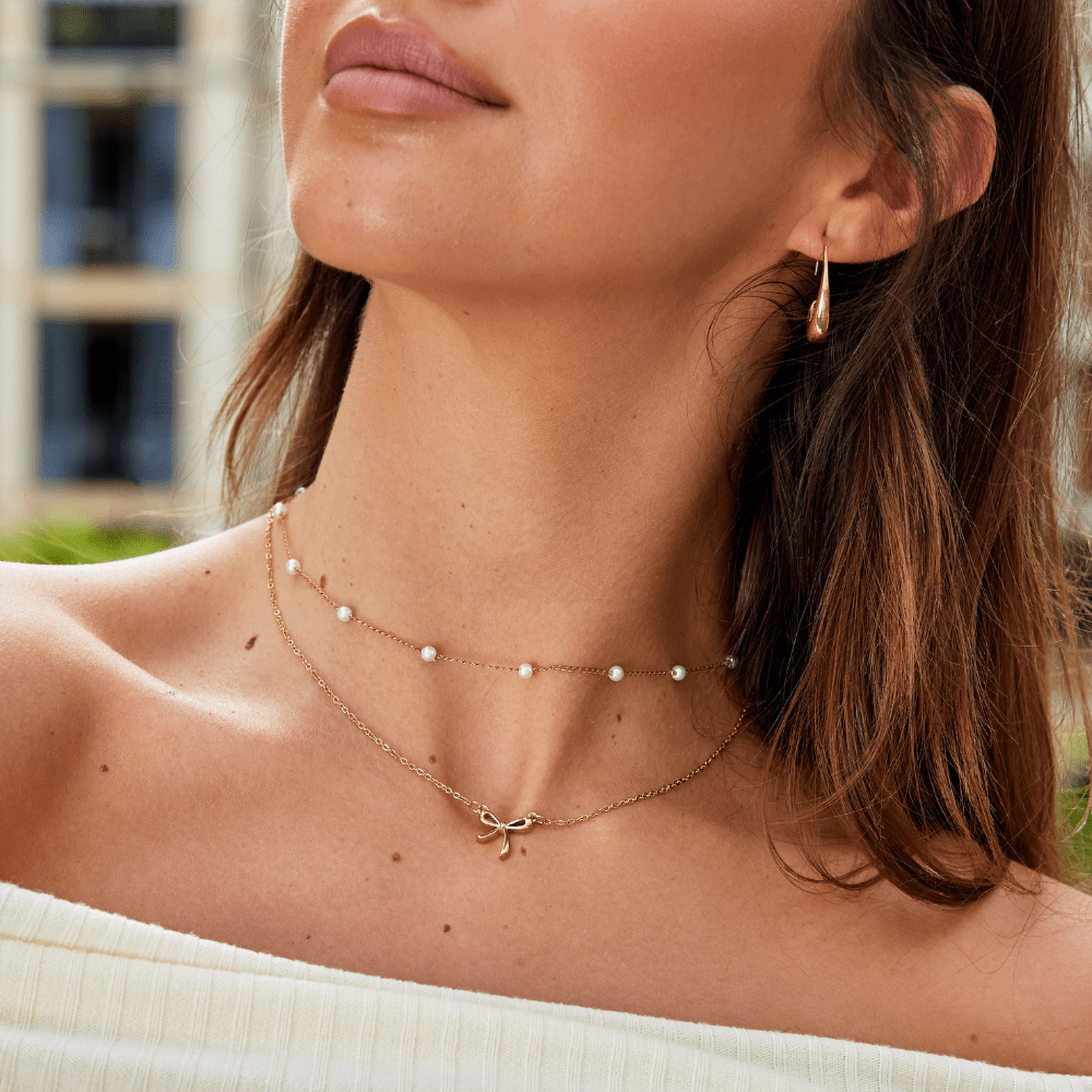 Collana con Ciondolo Fiocco Serenity