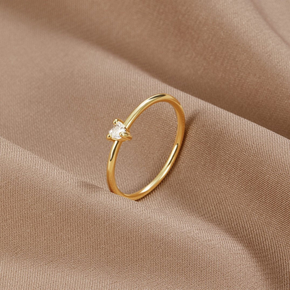 Anello Cuore Cristallo