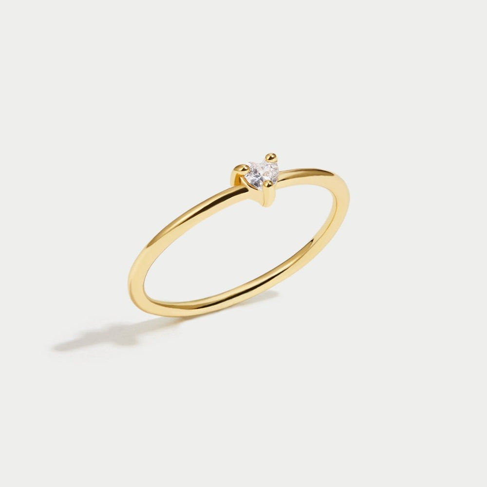 Anello Cuore Cristallo