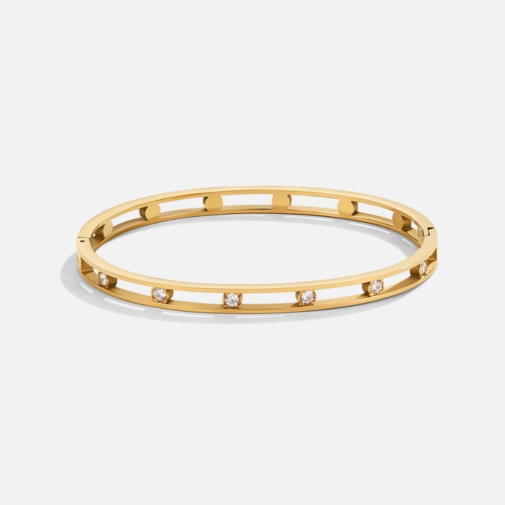 Bangle Sofia Cristallo e Oro
