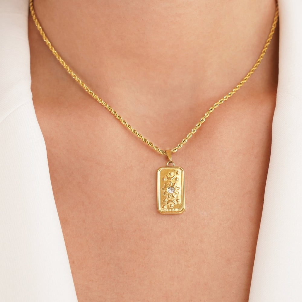 Collana con Ciondolo Tarocchi 'Il Sole'