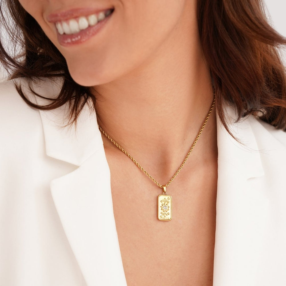 Collana con Ciondolo Tarocchi 'Il Sole'