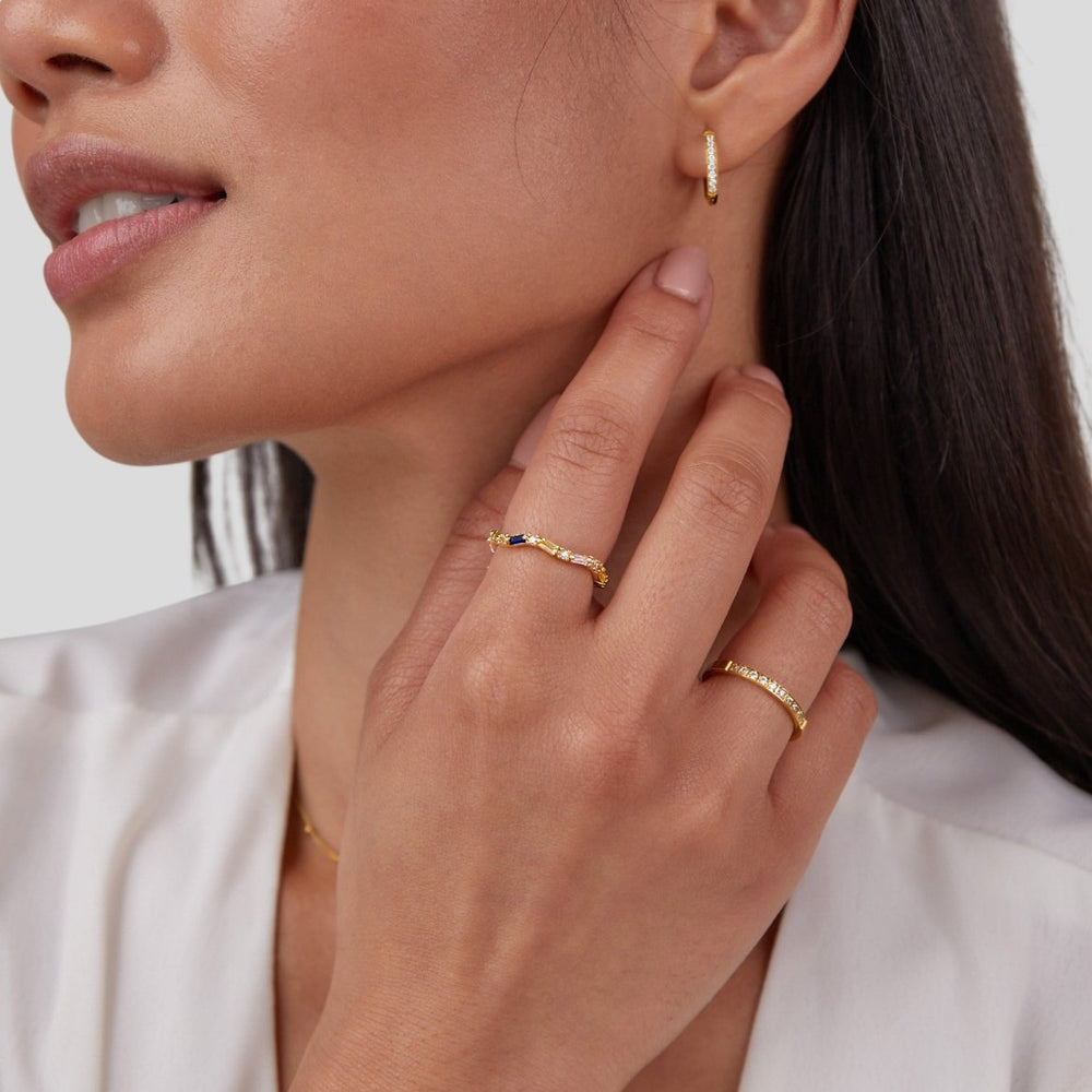 Anello Cristallo Timeless Beauty Oro 18K
