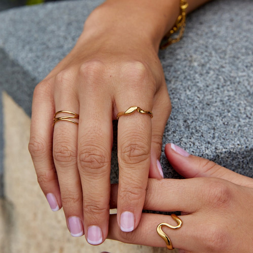 Anello Ritorto Athena Oro