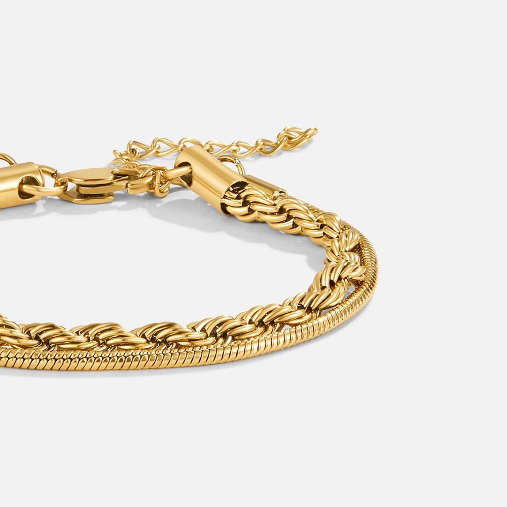 Bracciale a Strati Ritorto Leila