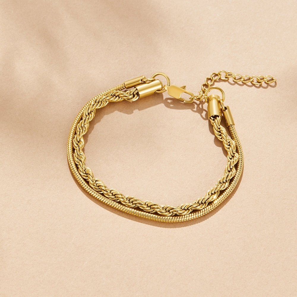 Bracciale a Strati Ritorto Leila