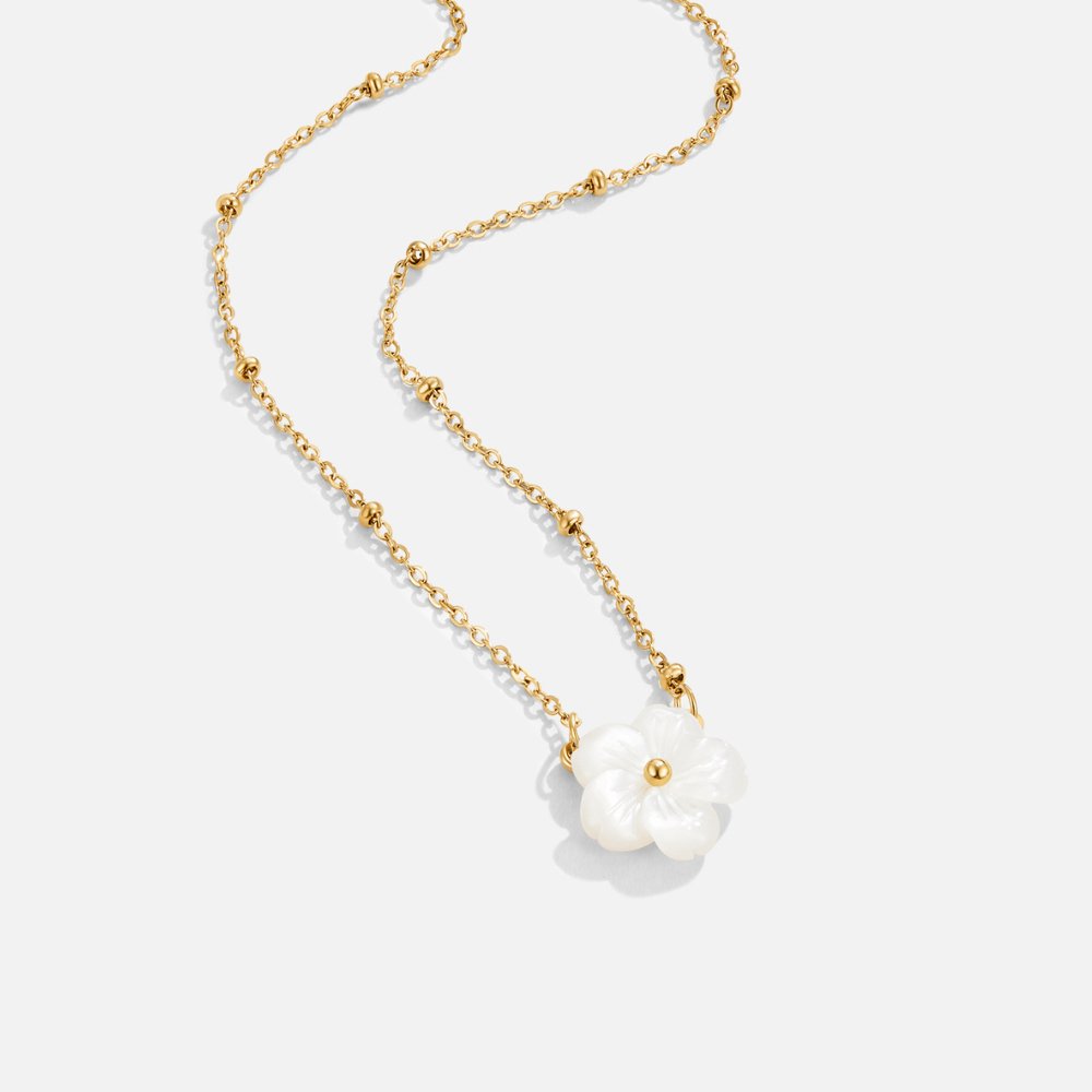 Collana Fiore Bianco