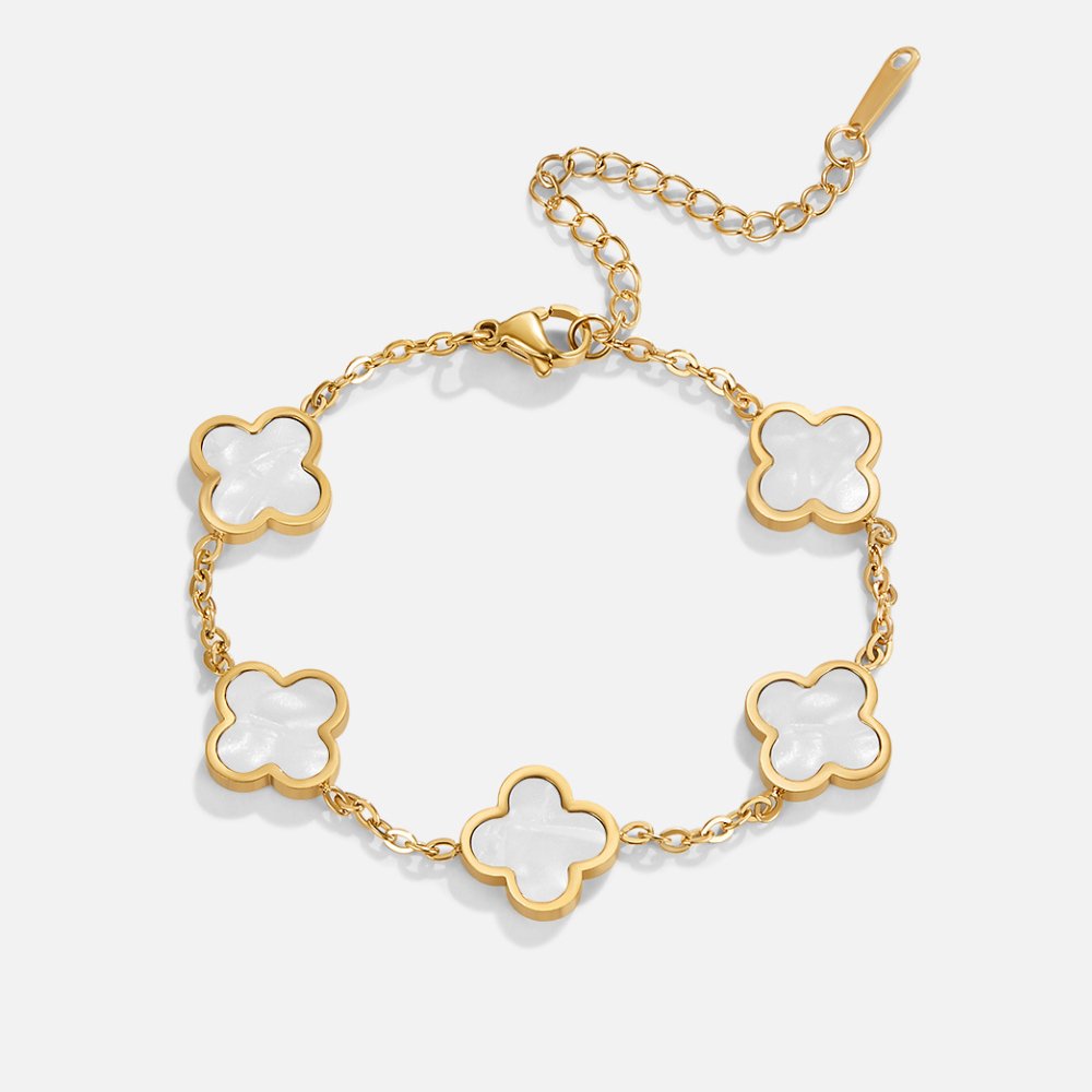 Bracciale Clover Bianco