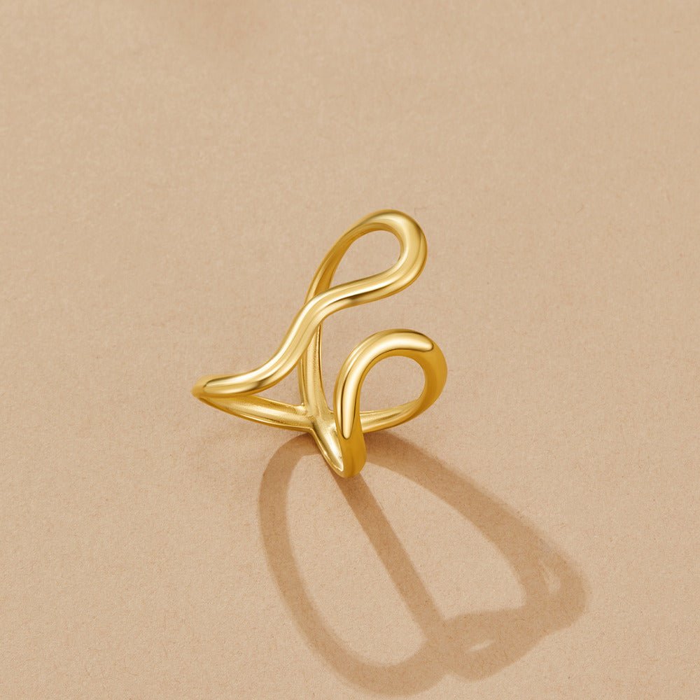 Anello Geometrico Ritorto Yana