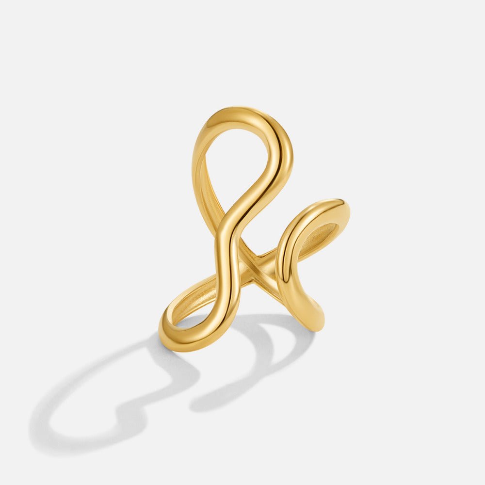 Anello Geometrico Ritorto Yana