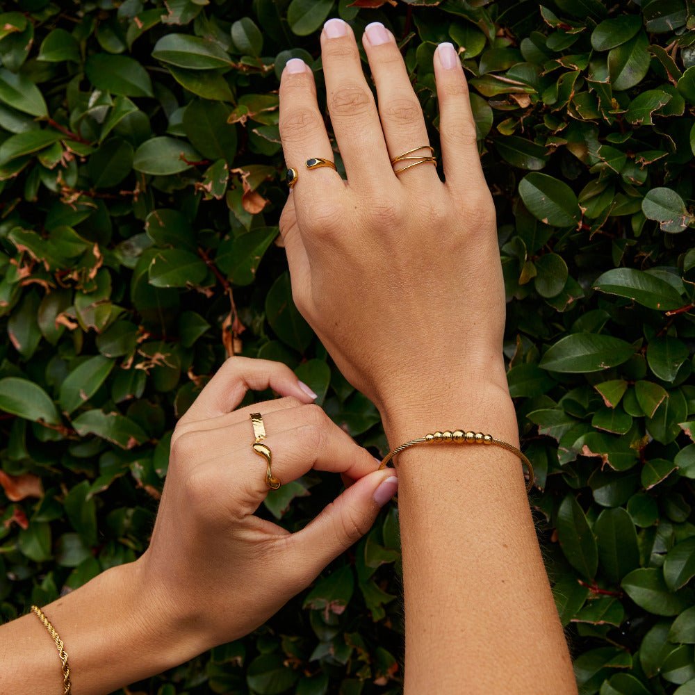 Bangle Perline Yuri Oro