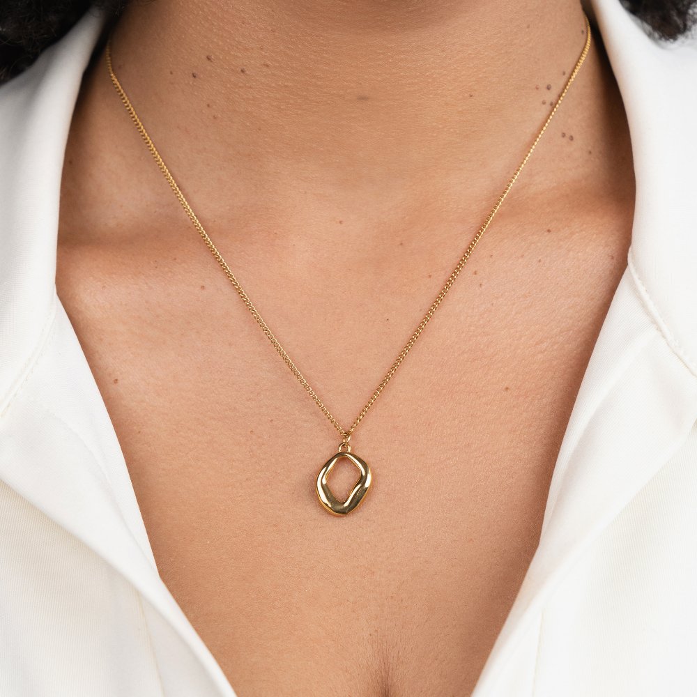 Collana Geometrica Zola Oro