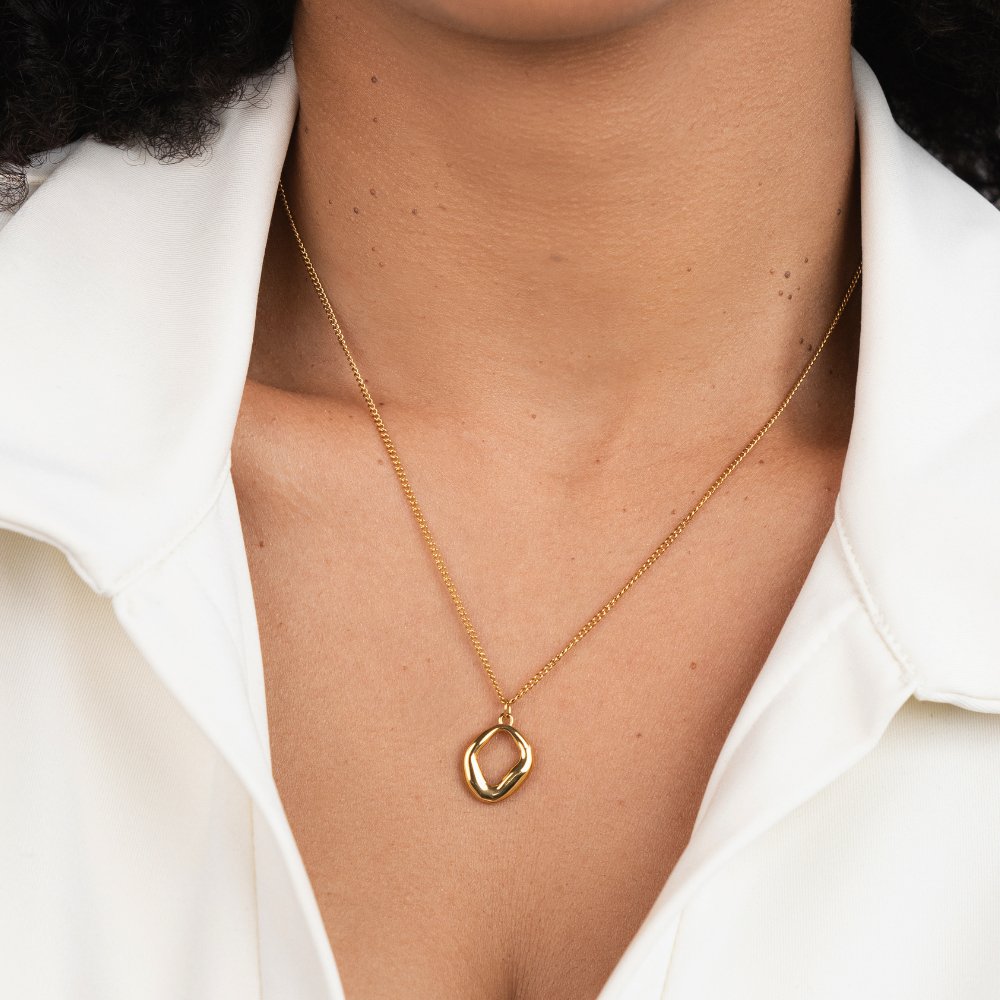 Collana Geometrica Zola Oro